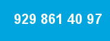 929 861 40 97 929 861 40 97